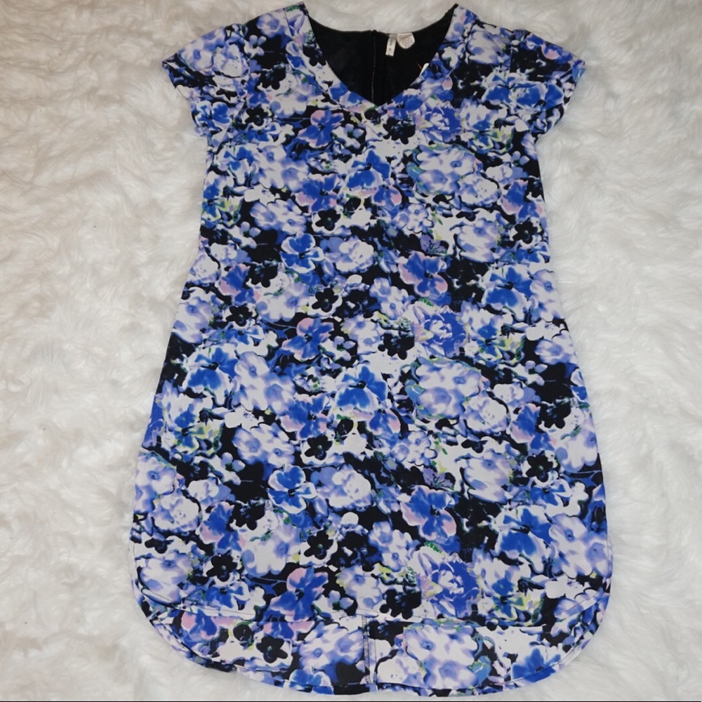Chiffon shirt dress